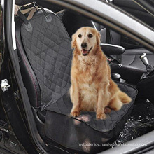 Pet Front Seat Cover for Cars - Black, WaterProof & Nonslip Backing